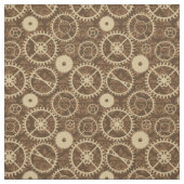 エレガントなSteampunkの腕時計のギアおよびダマスク織パターン ファブリック (見本)