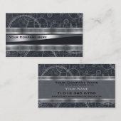 エレガントなsteampunkは名刺を設計します 名刺 (正面/裏面)