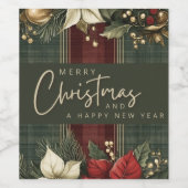 ~エレガントにクラシック金ゴールドを供給する ワインラベル (シングルラベル)