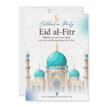 エレガントに祝おう：白と緑のミニマルデザイン