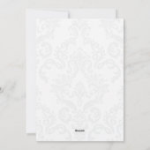 エレガントに祝おう：白と緑のミニマルデザイン シーズンカード (裏面)