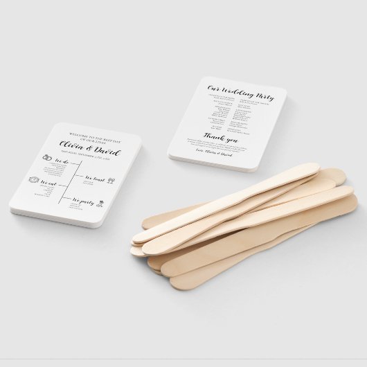 エレガントのユニーク結婚モダンタイムラインプログラム ハンドファン (組立なし)