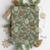 エレガントの写真賛美緑のベビー第1クリスマス シーズンカード