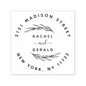 エレガントの素朴名前をカスタムするは自己に対応 セルフインキングスタンプ (デザイン)