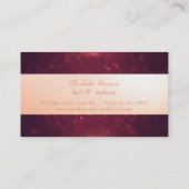 エレガントはさみモダン、《写真》ぼけ味ロイヤリティカード ロイヤリティカード (裏面)