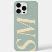 エレガントはっきりしたイニシャル Case-Mate iPhoneケース (裏面)