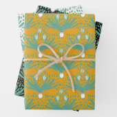 エレガントはっきりしたモダン春 ラッピングペーパーシート (インサイチュ)