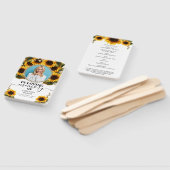 エレガントひまわりお祝い ハンドファン (組立なし)