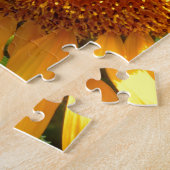 エレガントひまわり写真 ジグソーパズル (側面)