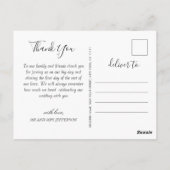 エレガントひまわり緑フローラ ポストカード (裏面)