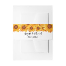 エレガントひまわり花模様結婚ズ