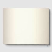 エレガントほこりっぽいバラ水カラーフローラ結婚ズ ゲストブック (裏面)