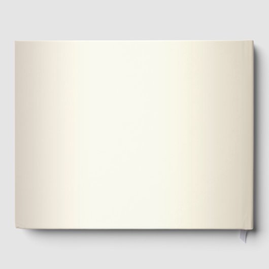 エレガントほこりっぽいバラ水カラーフローラ結婚ズ ゲストブック (裏面)