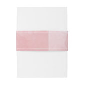 エレガントほこりっぽいバラ水結婚色 招待状ベリーバンド (裏面例)