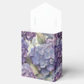 エレガントほこりっぽい紫の青い水色アジサイ フェイバーボックス (オープン)