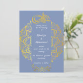 エレガントほこりっぽい結婚笛 招待状 (スタンド正面)