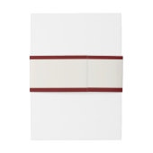 エレガントほこりっぽい茶色の紅葉秋の結婚式 招待状ベリーバンド (裏面例)