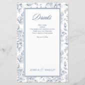 エレガントほこりっぽい青いヴィンテージ結婚バラ (裏面)