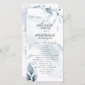 エレガントほこりっぽい青い葉2 (正面/裏面)