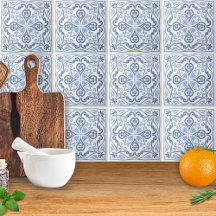 エレガントほこりっぽい青と白