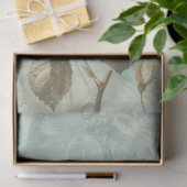 エレガントみすぼらしいシックな蝶とバラティッシュペーパー 薄葉紙 (ギフト)