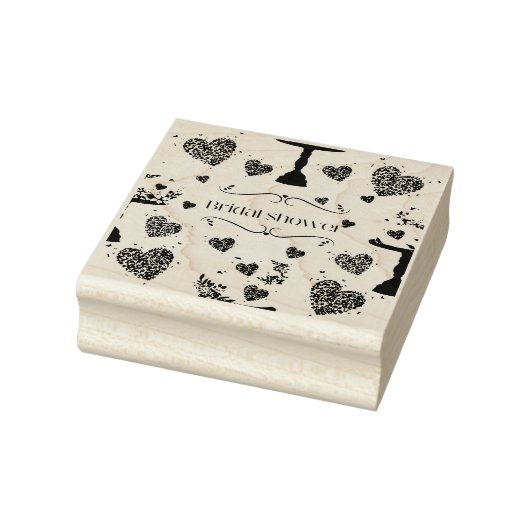 エレガントみすぼらしいスタイルブライダルシャワー ラバースタンプ (スタンプ)