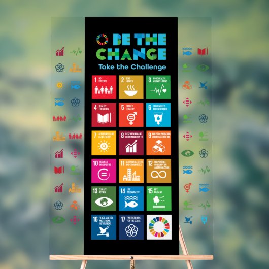 エレガントやる気を起こさせる企業のアクリル看板ポスター アクリルサイン (ニュートラル)