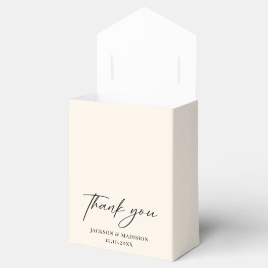 エレガントアイボリーありがとうご結婚ざう フェイバーボックス (オープン)