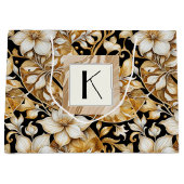 エレガントアイボリーとB；バックフローラティッシュペーパー ラージペーパーバッグ (正面)