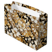 エレガントアイボリーとB；バックフローラティッシュペーパー ラージペーパーバッグ (裏面アングル)