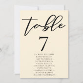 エレガントアイボリーの表結婚番号(名前カード付き) (裏面)