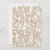 エレガントアイボリーホイフェイクル結婚式招待状 招待状 (裏面)