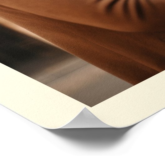 エレガントアイボリーミニマ結婚リスト歓迎の写真 ポスター (角)