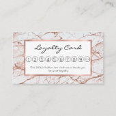 エレガントアイボリー白フェイクバラ金ゴールドグリッター ロイヤリティカード (正面)