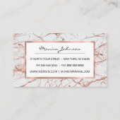 エレガントアイボリー白フェイクバラ金ゴールドグリッター 紹介カード (裏面)