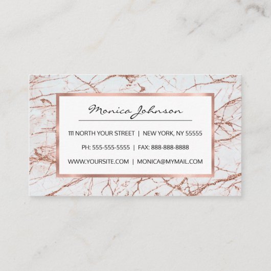 エレガントアイボリー白フェイクバラ金ゴールドグリッター 紹介カード (裏面)