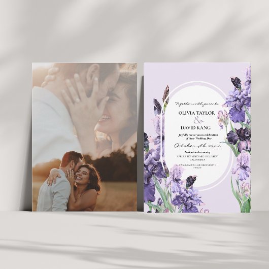 エレガントアイリス結婚ズ 招待状