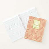 エレガントアデコインスパイアフパターン（の模様が）あるオ ノートブック (内部)