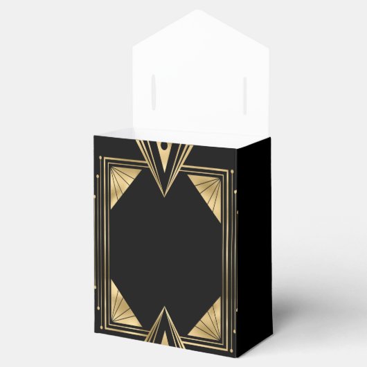 エレガントアト素晴らしデコ結婚ギャツビー フェイバーボックス (オープン)