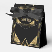 エレガントアト素晴らしデコ結婚ギャツビー フェイバーボックス (正面サイド)