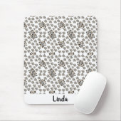 エレガントアニマルプリント マウスパッド (マウス)