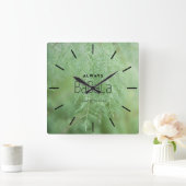 エレガントアパーソナライズされたクリル時計 スクエア壁時計 (ホーム)