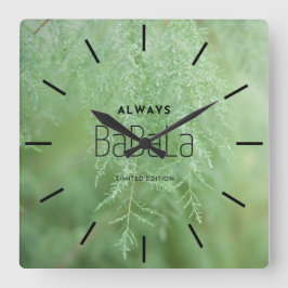 エレガントアパーソナライズされたクリル時計 スクエア壁時計