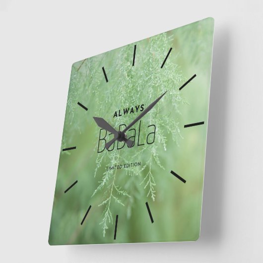 エレガントアパーソナライズされたクリル時計 スクエア壁時計 (傾斜)