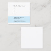 エレガントアポイントメントリマインダー病院ドクタートップ 予約カード (正面/裏面)