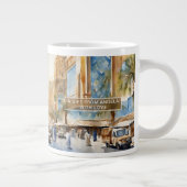 エレガントアルオラヤ地区、リヤドマグカップ ジャンボコーヒーマグカップ (右)