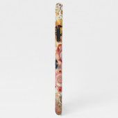 エレガントアンティークアールヌーボースタイルフローラスタイル iPhoneケース (右側)