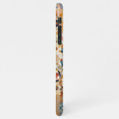 エレガントアンティークアールヌーボースタイルフローラスタイル iPhoneケース (左側)