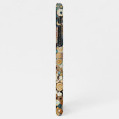 エレガントアンティークアールヌーボースタイルフローラスタイル iPhoneケース (左側)