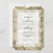 エレガントアンティークギルド結婚ズ 招待状 (正面)